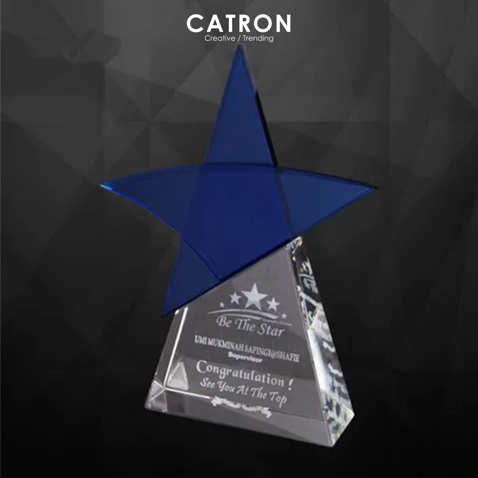 9173 - CRYSTAL PLAQUE
