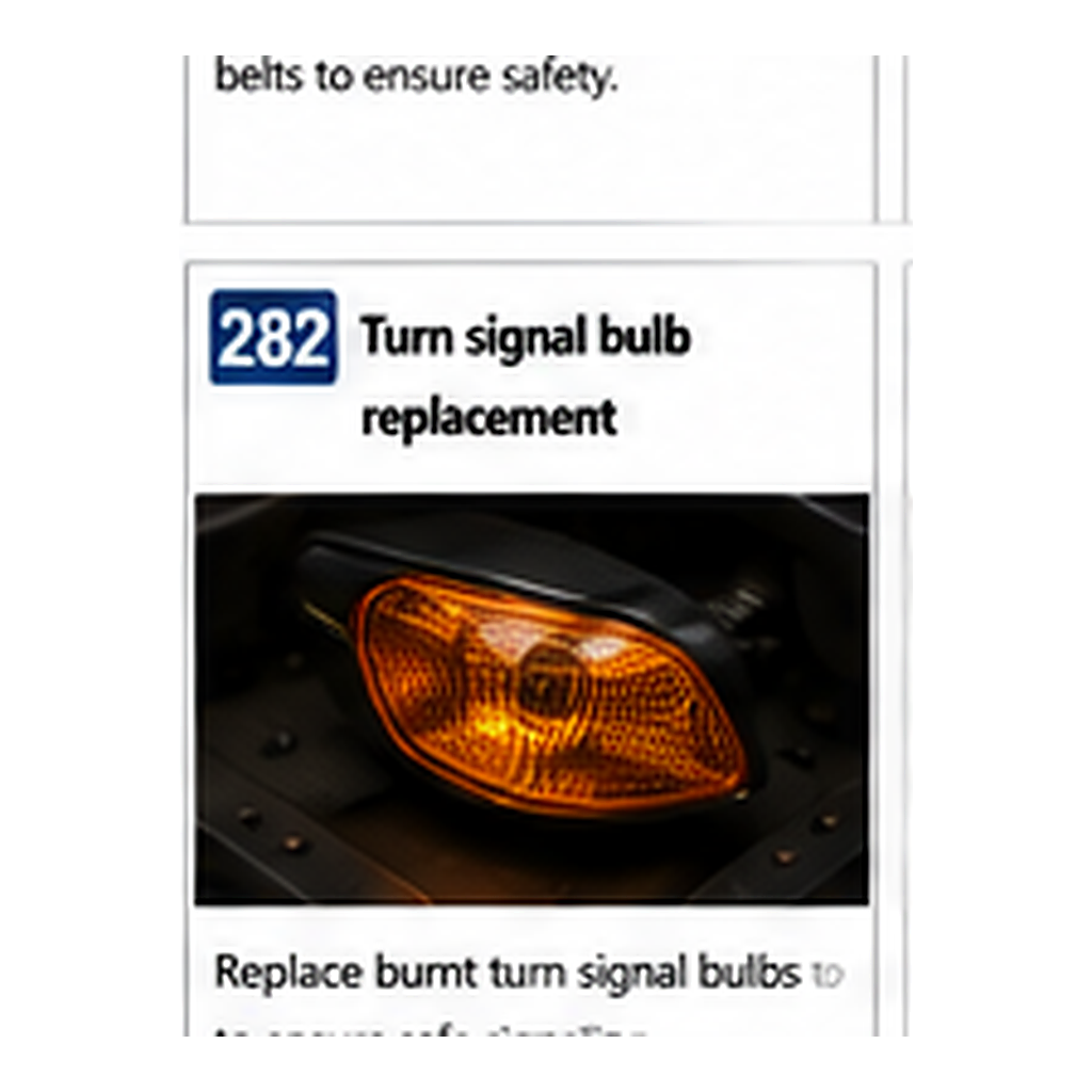 Turn Signal Bulb Replacement