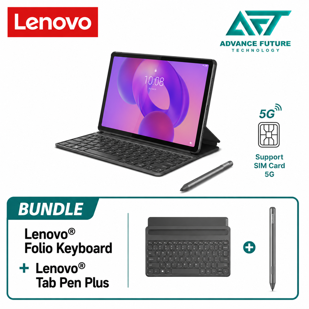 Lenovo Idea Tab 5G ZAFM0739MY 11" 2.5K IPS Touch Tablet Luna Grey ( MediaTek 6300, 8GB, 256GB, 5G, WiFi, Android 15 or later )