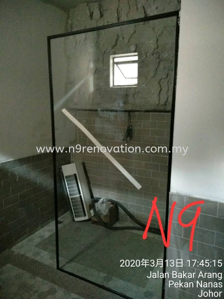 Shower Screen Tempered Glass