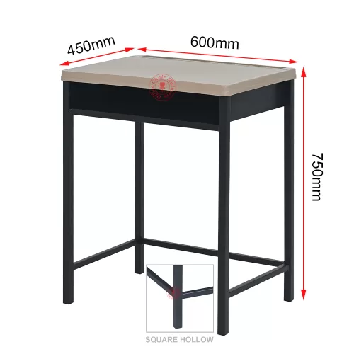 600W x 450D Square Leg