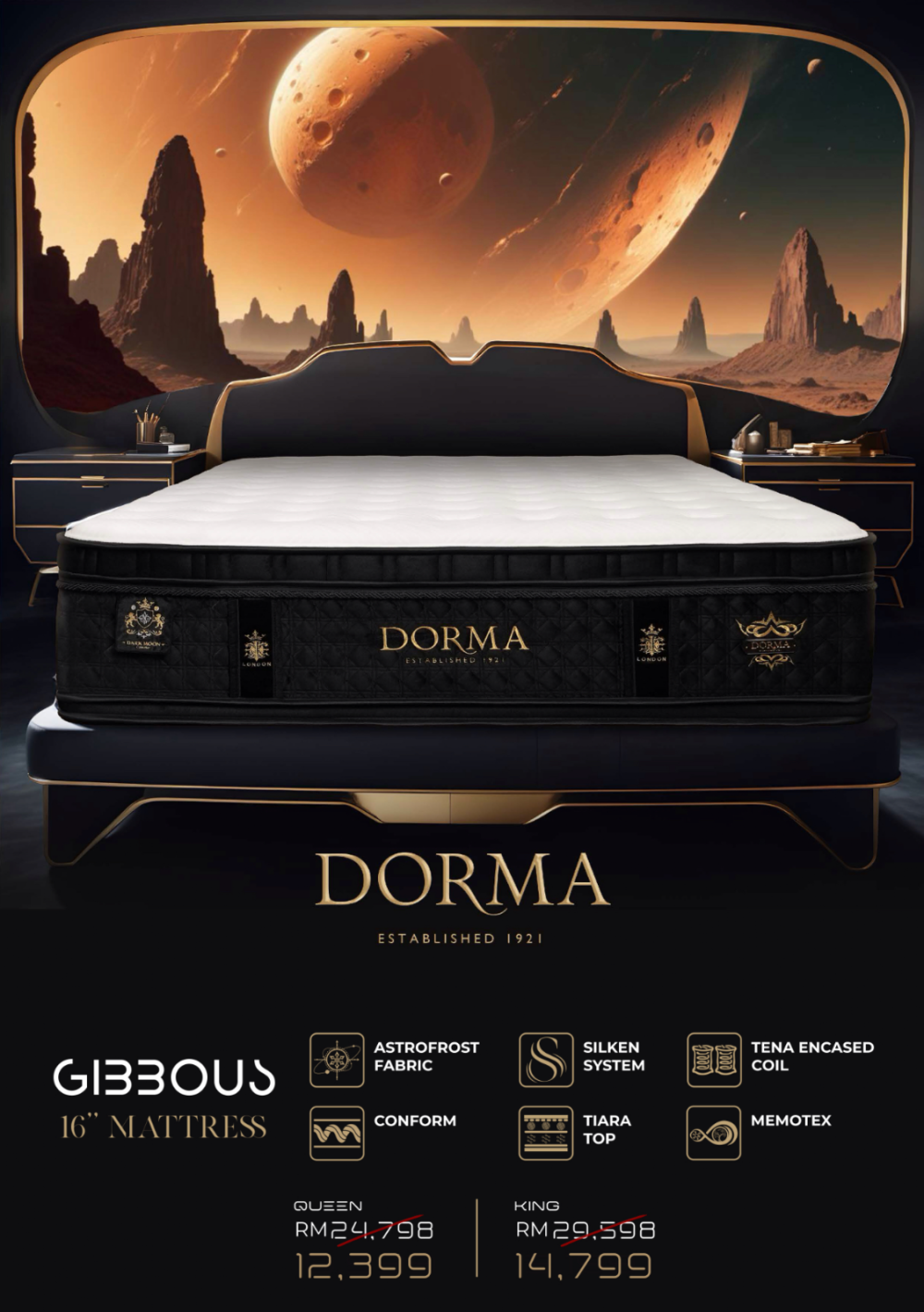 Dorma Gibbous – Balanced Comfort & Elegance