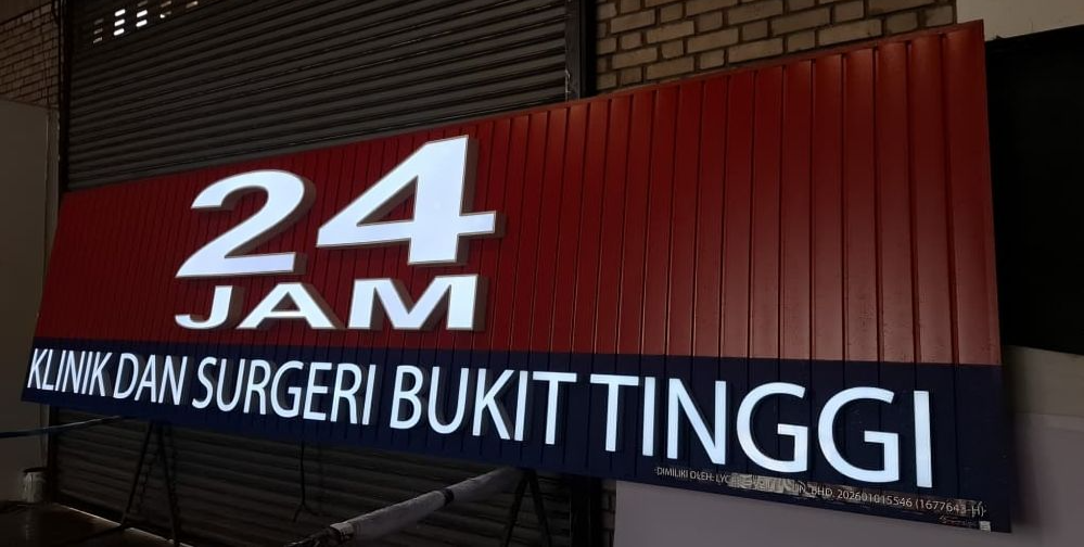 BEST 3D LED BOX-UP LETTERING + STRIP PANEL BASE MANUFACTURER IN JITRA, CHANGLUN & KEDAH
