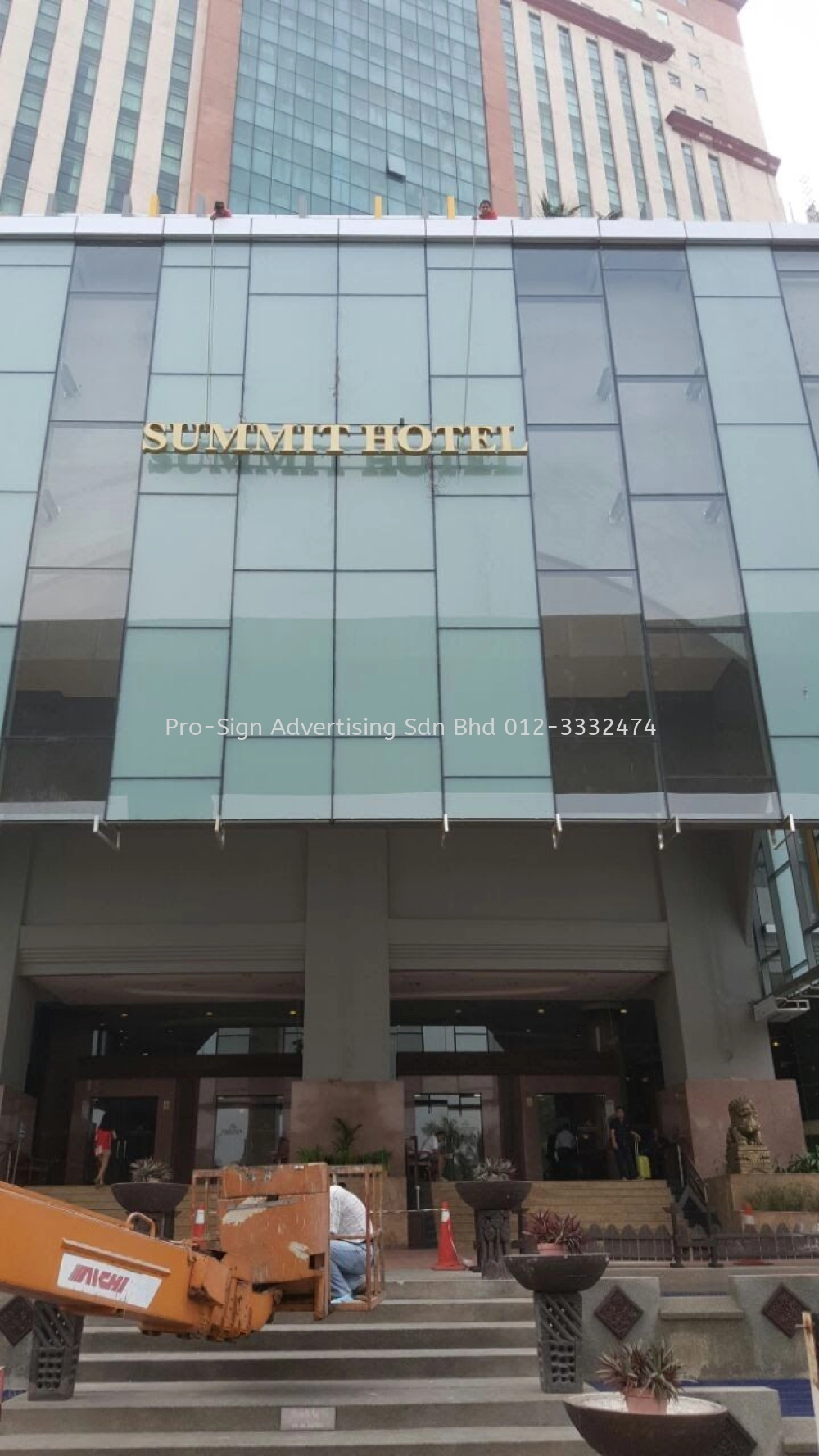 3D ALUMINUM SIGNAGE LED FRONTLIT (THE SUMMIT HOTEL, SUBANG USJ, 2016)