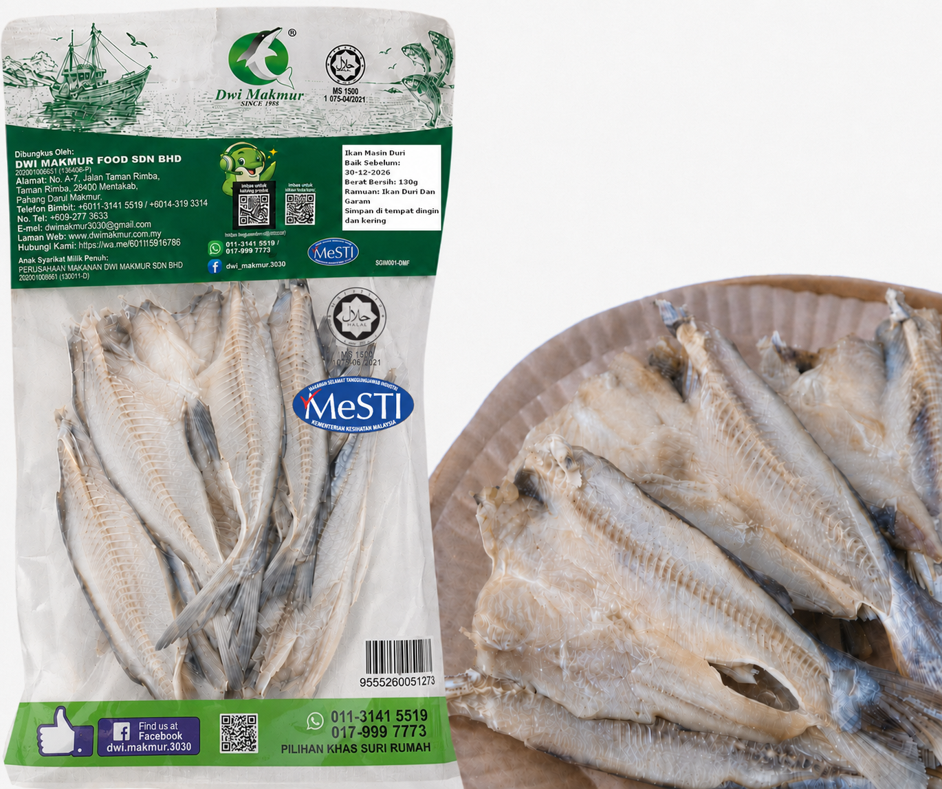 Marine Catfish 130 Grams RM5.50 X 5 Units C.Dwi Makmur