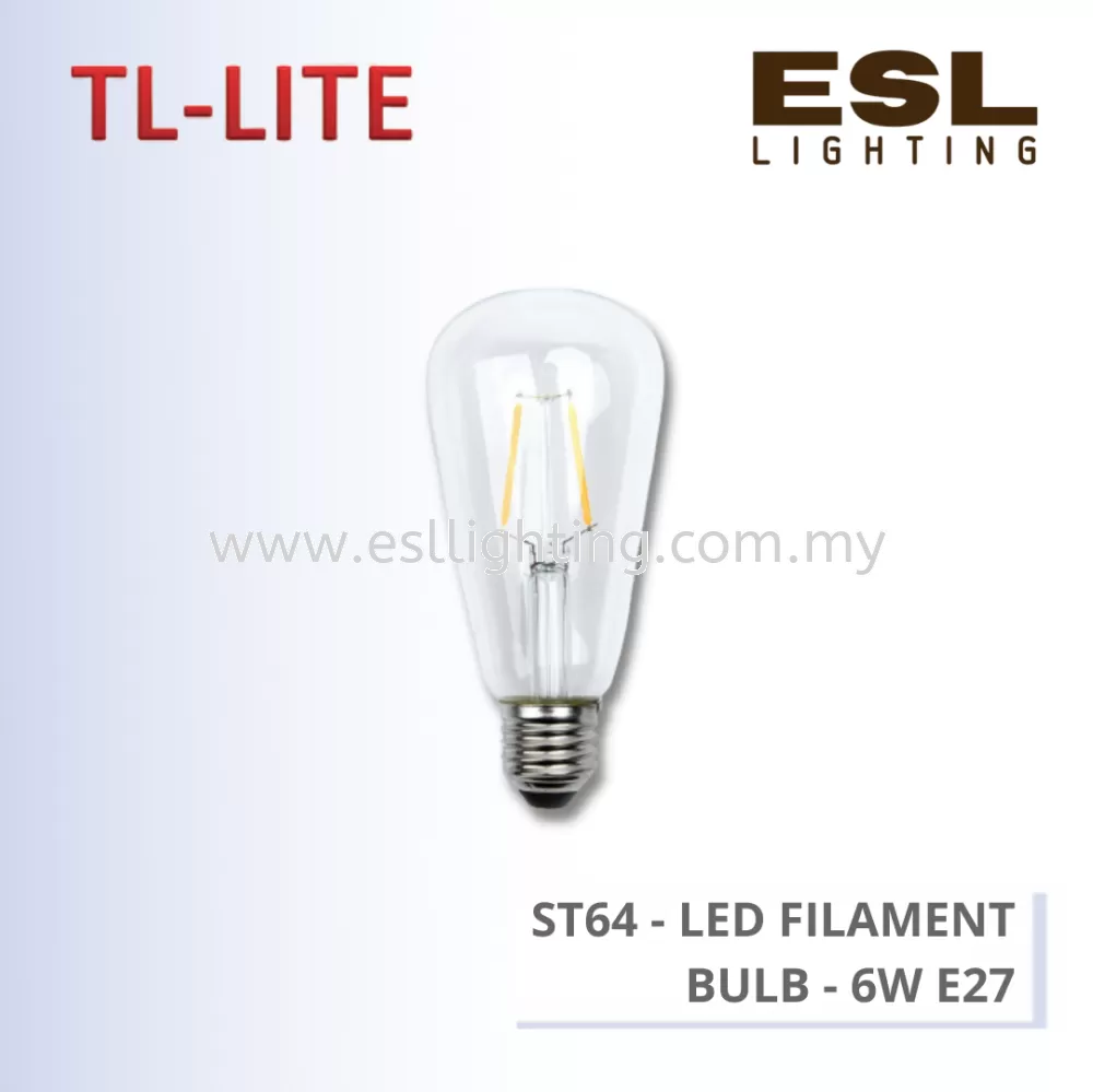 TL-LITE BULB - LED FILAMENT BULB - ST645 - LED FILAMENT BULB - 6W E27
