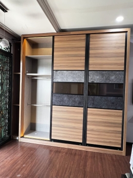 Custom Made Sliding Wardrobe 8 Feet | Built-In Bedroom Wardrobe | Custom Size Wardrobe To Ceiling | Wardrobe Fitted to Celining Wall Obstacle Size | Wardrobe Furniture Store
