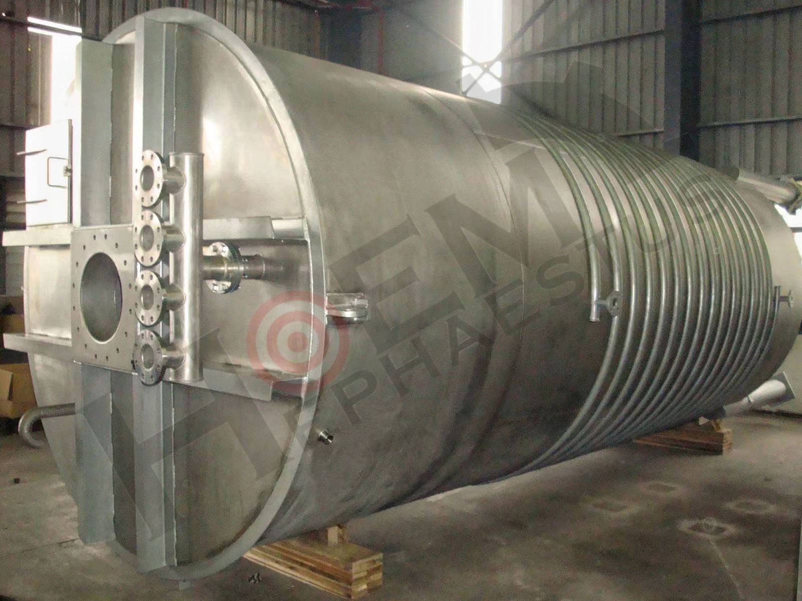 Half Pipe Jacketed Mixing Tank