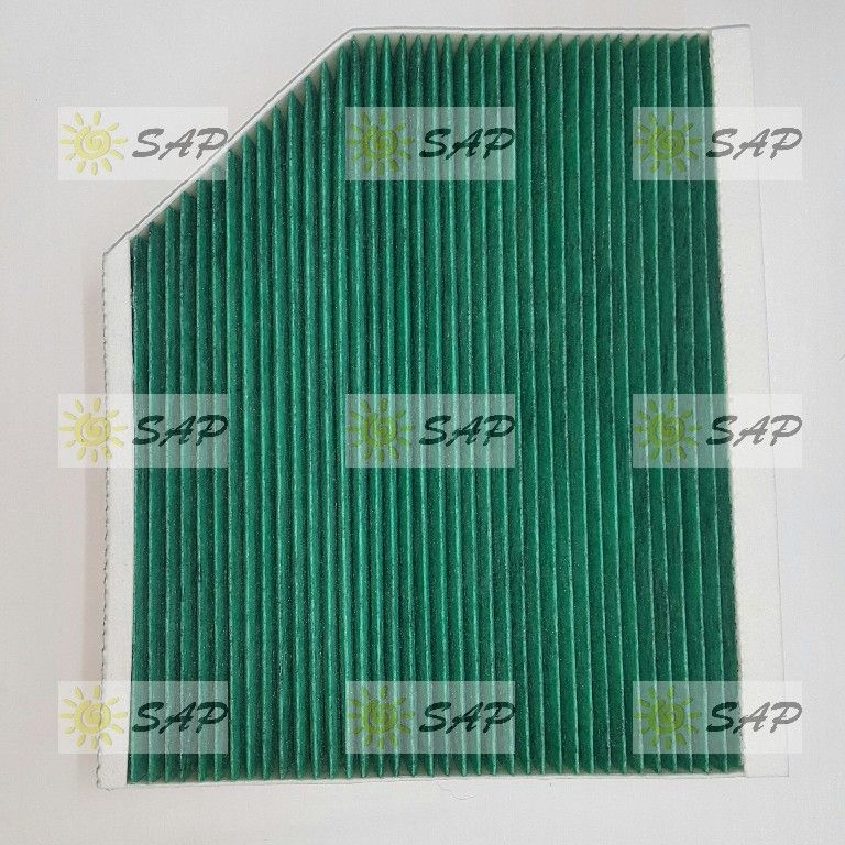 CAFAA4-G - AUDI A4 '07 / A5 '09 / Q5 '08 / S4 / S5 / PORSCHE MACAN 95B '15 CABIN AIR FILTER ( CARBON - GREEN )
