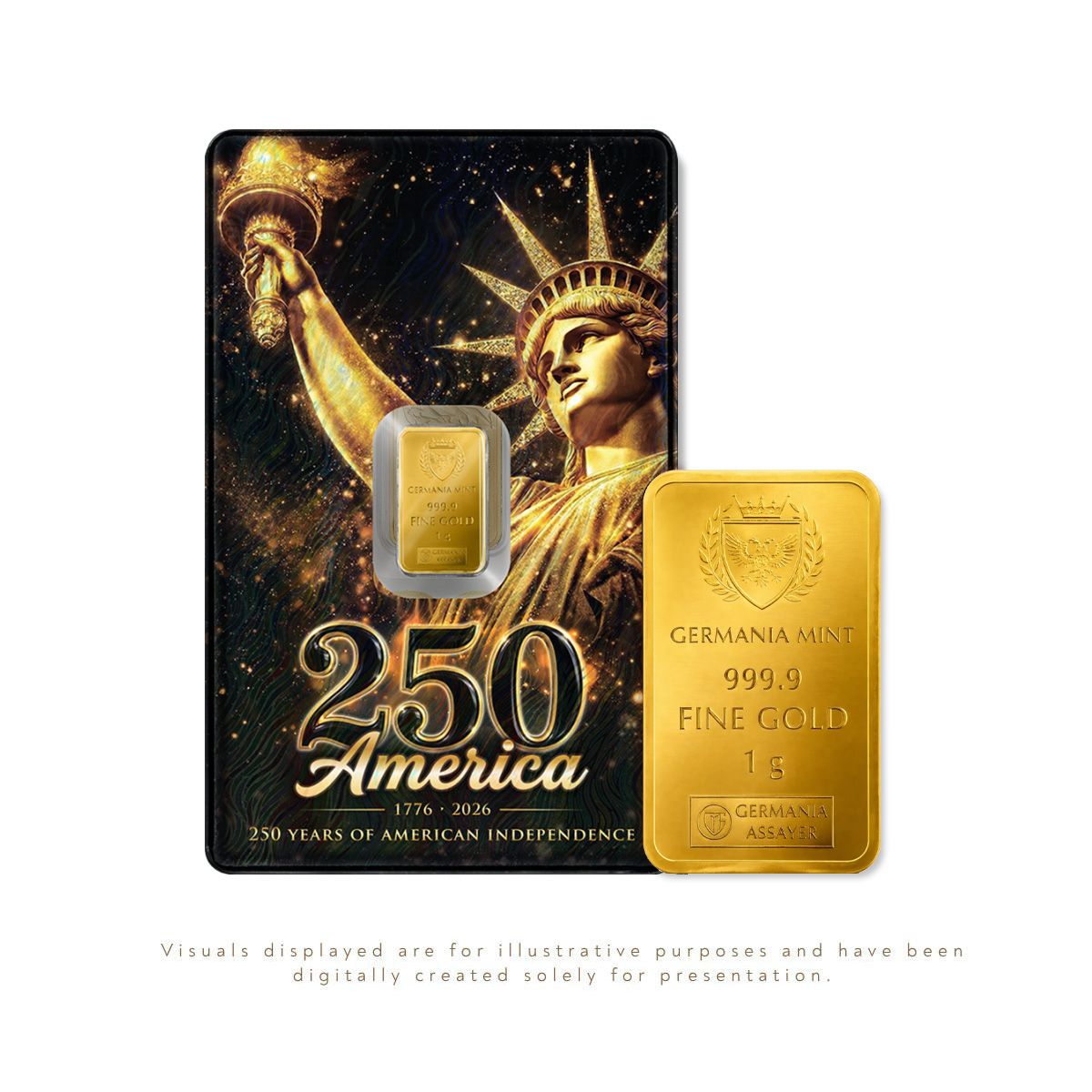 Germina Mint | 250 America Au999.9 (1g)