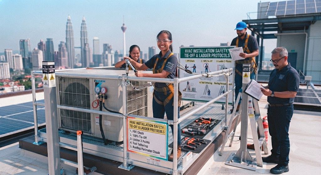 professional air conditioning installation safety standards