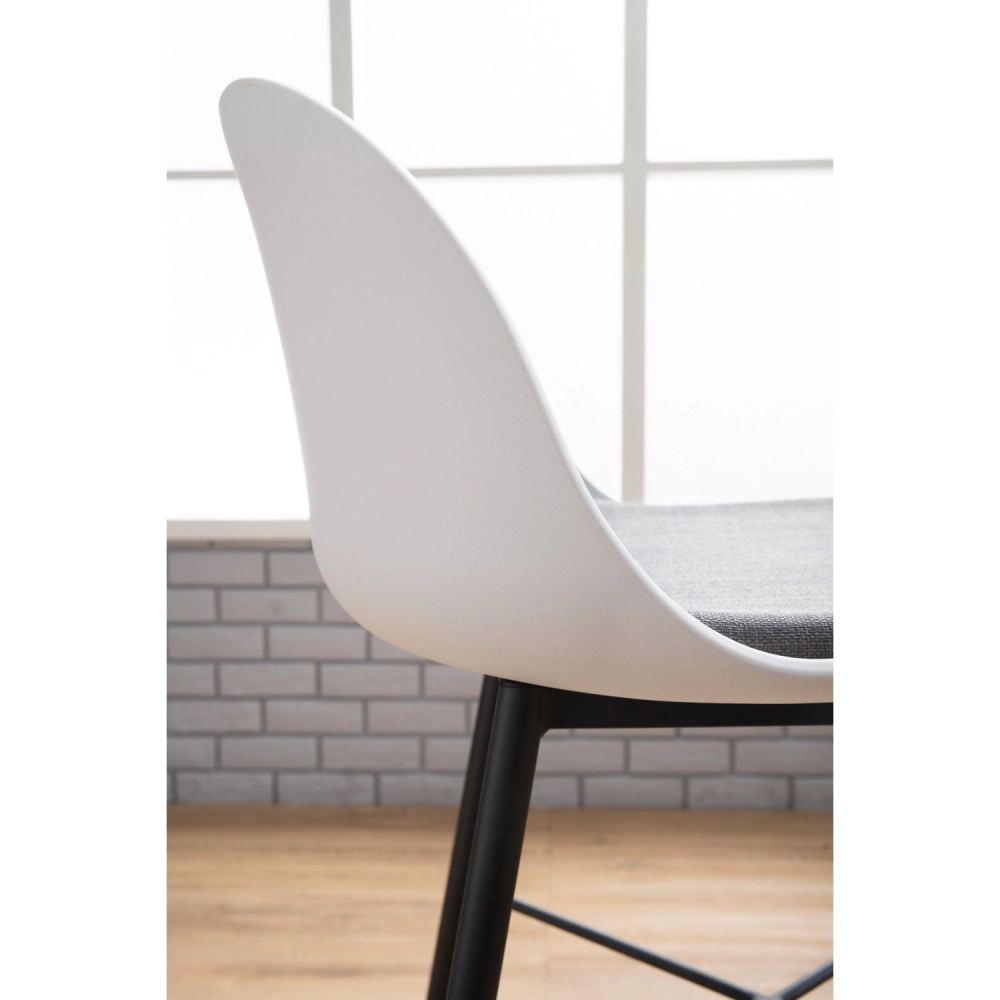 Laxmi Barstool - White (69.5cm Seat Height)