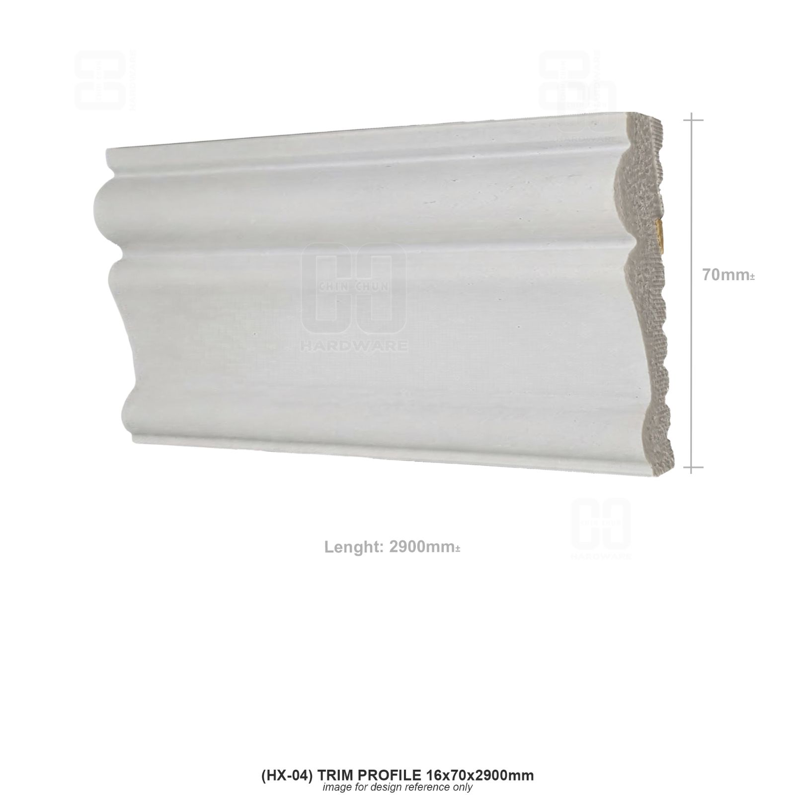 (HX-04) WAINSCOTING TRIM PROFILE 16x70x2900mm