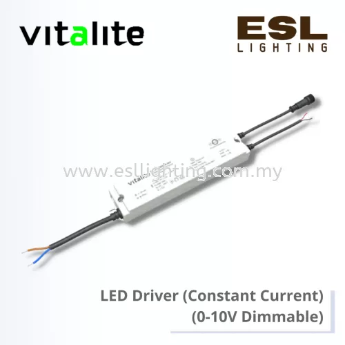 VITALITE LED Driver (Constant Current)(0-10V Dimmable) - ViD 12/350/27/0-10V / ViD 20/700/25/0-10V