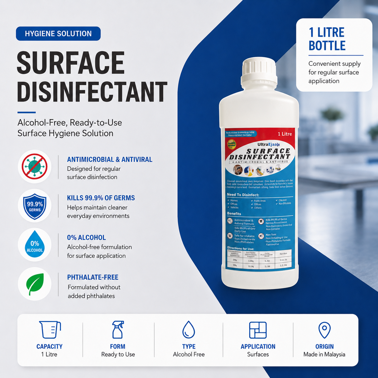 Surface Disinfection - 1 Litre