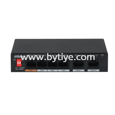 6-Port 10_100Mbps Unmanaged Desktop Switch with 4 PoE Ports (PFS3006-4ET-60)