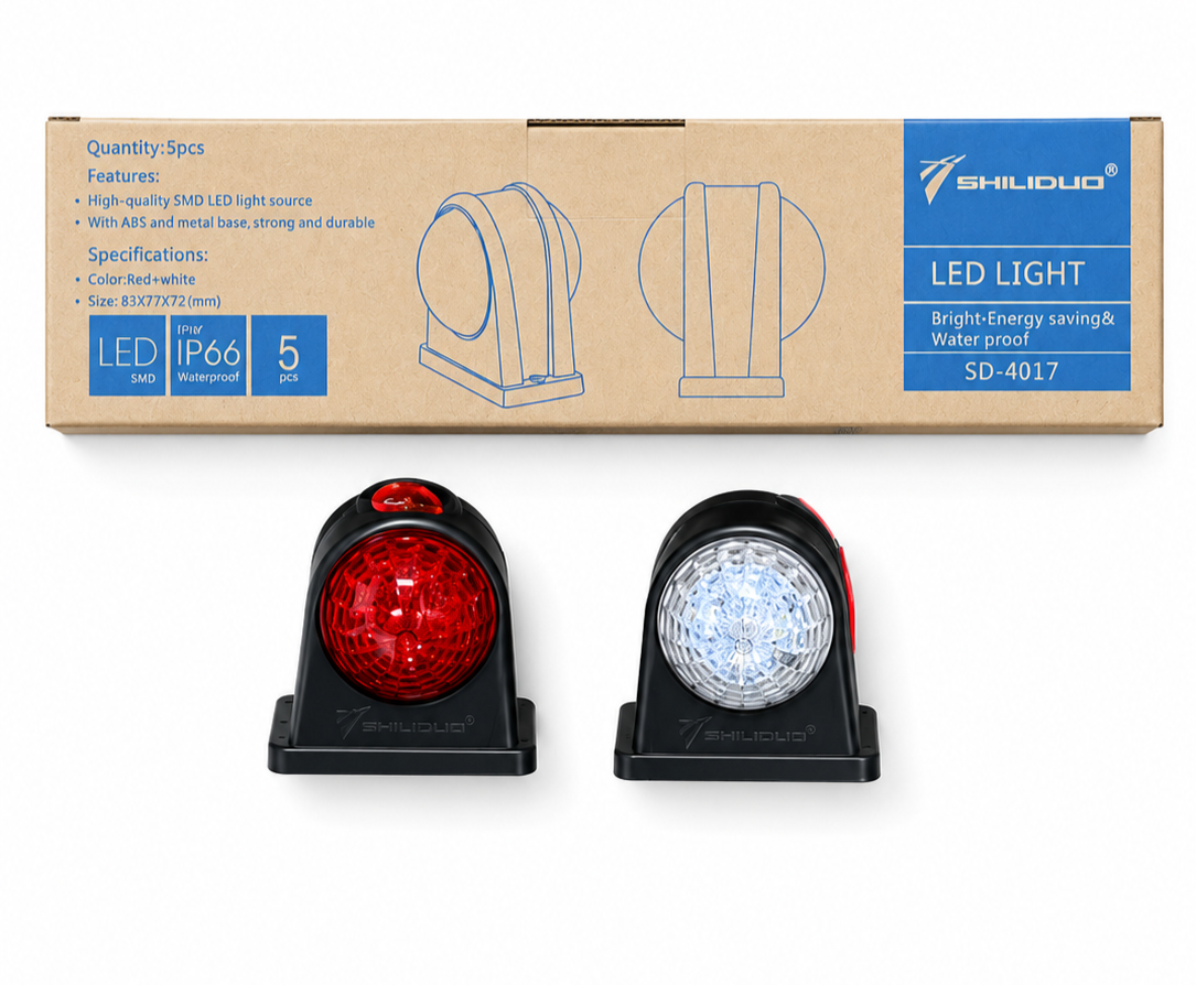 SHILIDUO LED Side Maker Lamp - Red / White  SD-4017