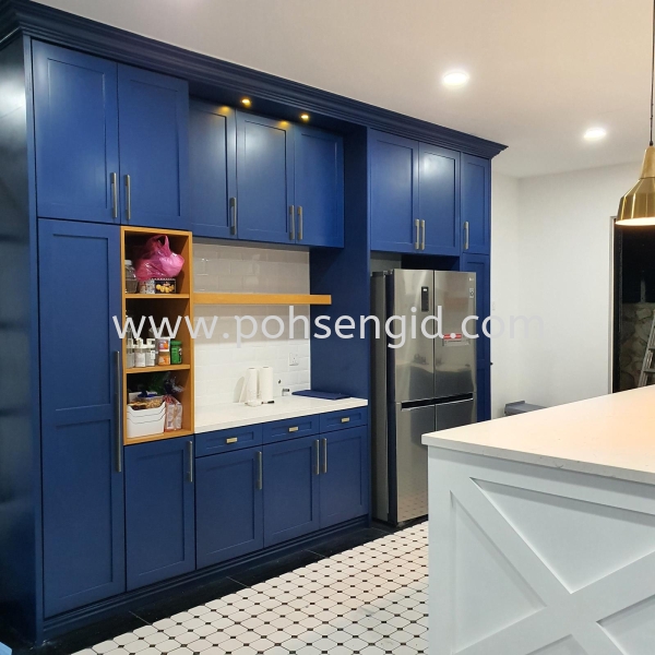 Nyatoh Spray Paint Kitchen Cabinet #Seri Bestari #Sepang #Selangor Kitchen Seremban, Negeri Sembilan (NS), Malaysia Renovation, Service, Interior Design, Supplier, Supply | Poh Seng Furniture & Interior Design