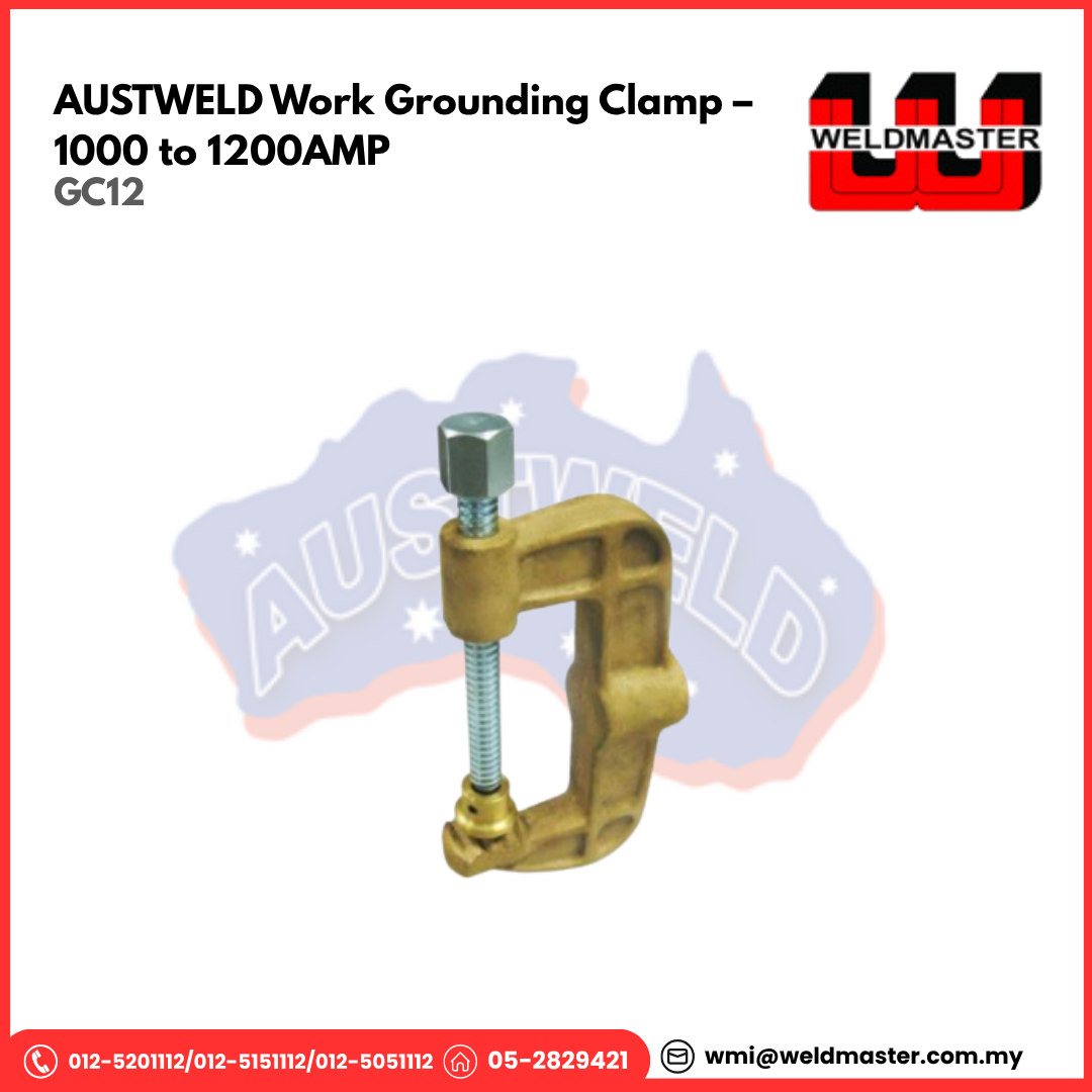 AUSTWELD WORK GROUNDING CLAMP - 1000 to 1200AMP (GC12)