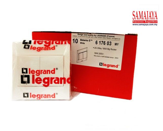 Legrand 617603 Belanko-S/ Belanko S 2 Gang 2 Way Switch