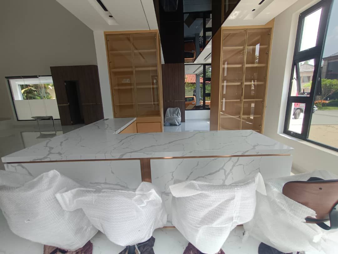 LAMINATED ISLAND TABLE | KITCHEN AT AMPANG | KAJANG | KEPONG