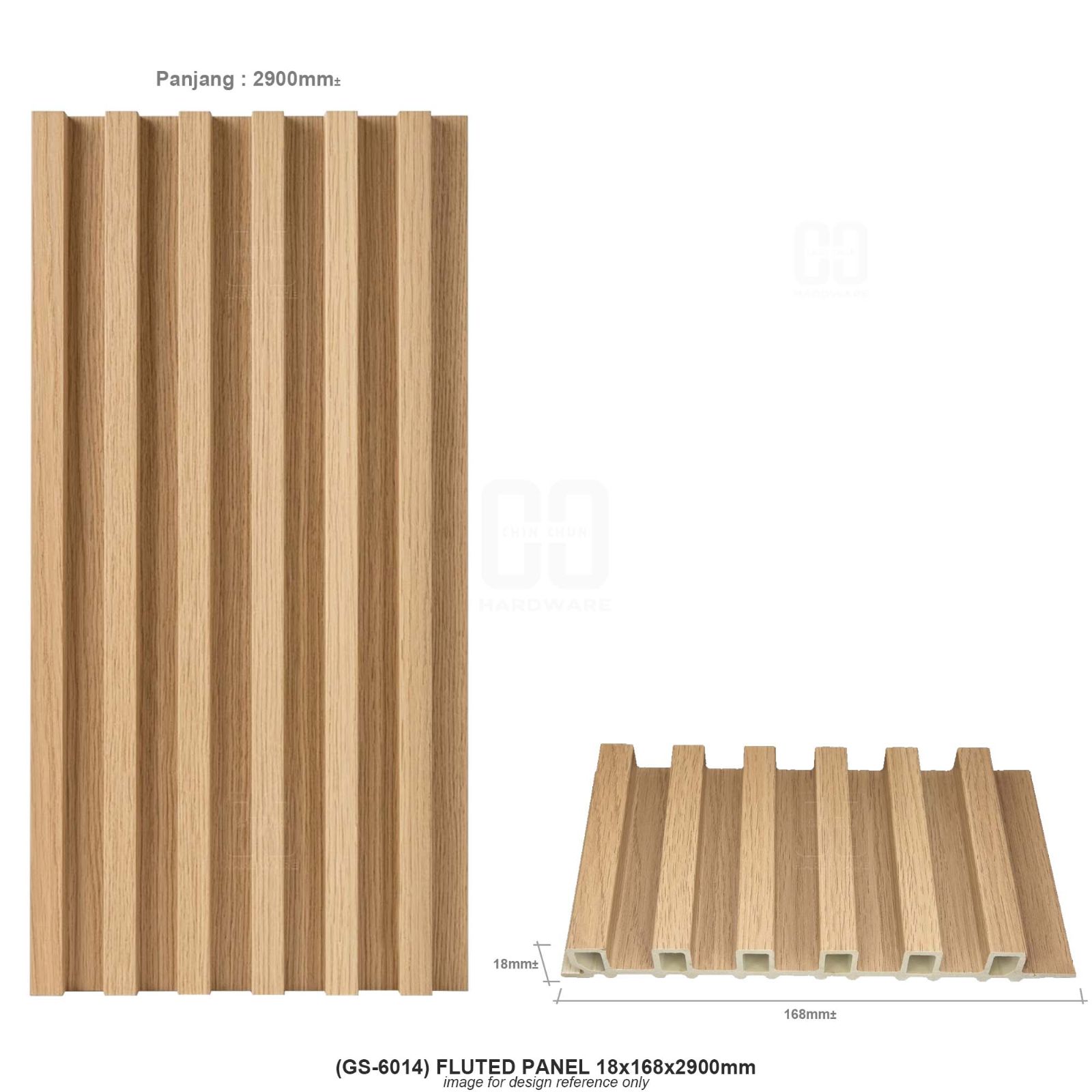 (GS-6014) FLUTED PANEL18x168x2900mm