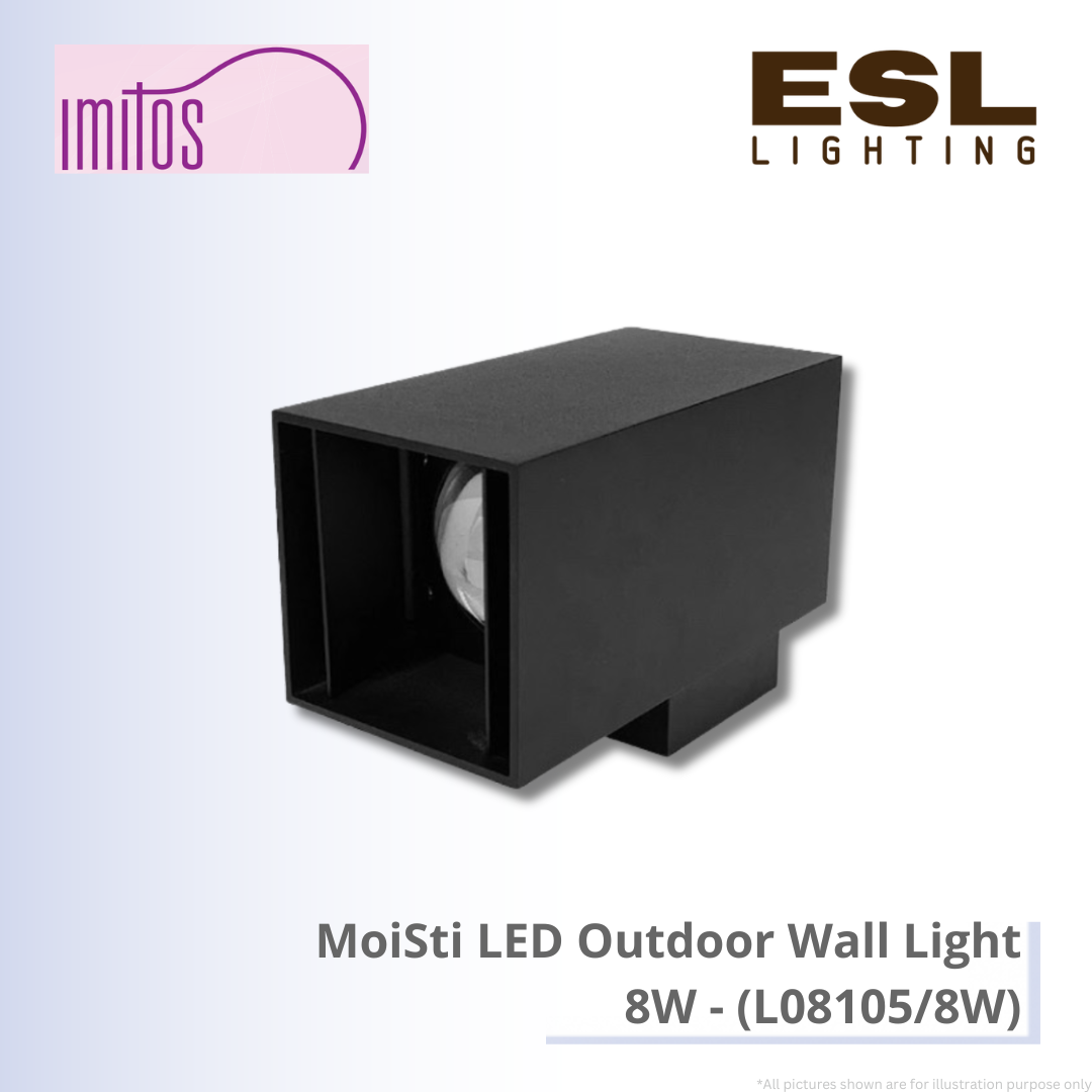 IMITOS MoiSti LED Outdoor Wall Light 8W - L08105/8W
