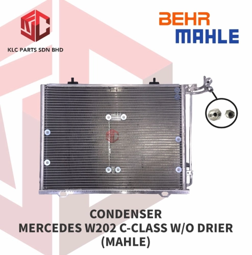 CONDENSER MERCEDES W202 C-CLASS W/O DRIER (MAHLE)