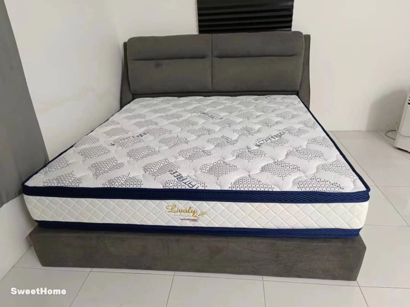 Goodnite Livoly Queen Size Mattress | Fibre King Sunshine Queen Mattress | Queen Size Bed Frame | Penang Furniture Store