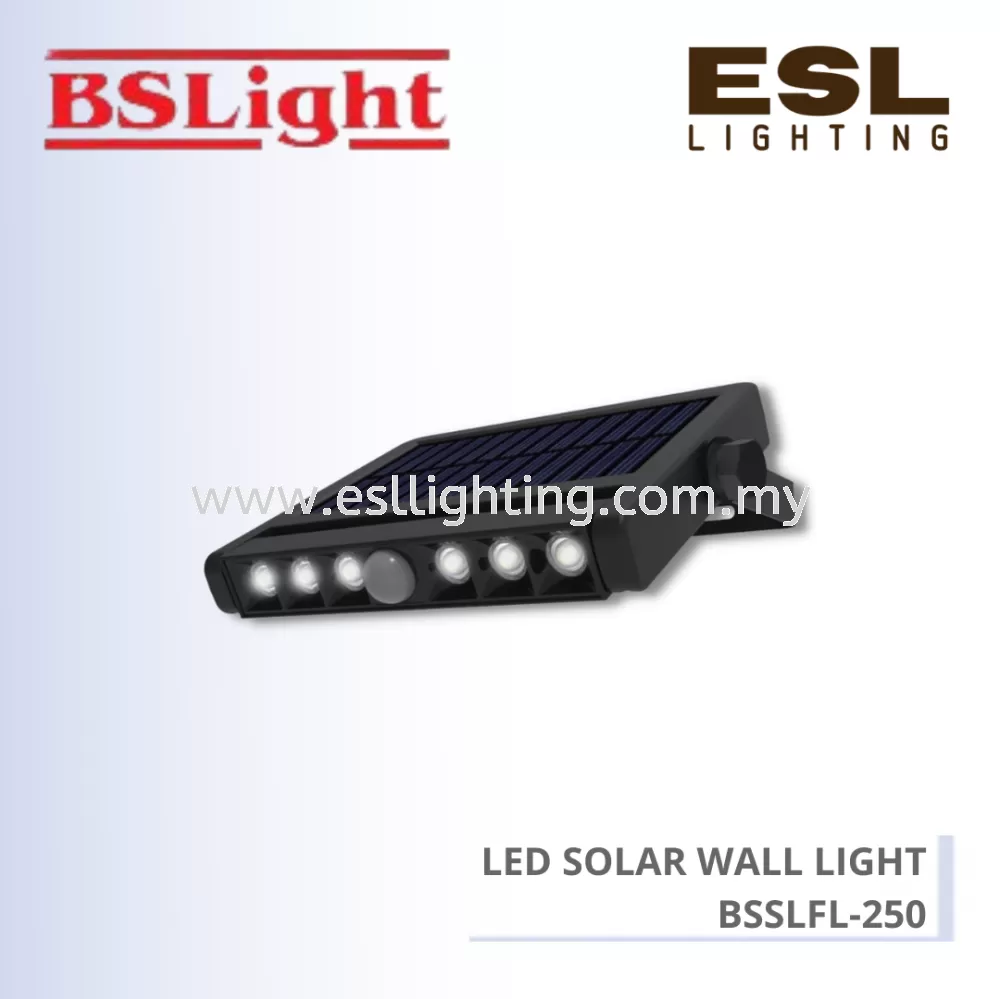 BSLIGHT LED SOLAR WALL LIGHT 250W - BSSLFL-250 IP54