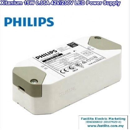 Philips Xitanium 15W 0.35A 42V/230V LED Power Supply