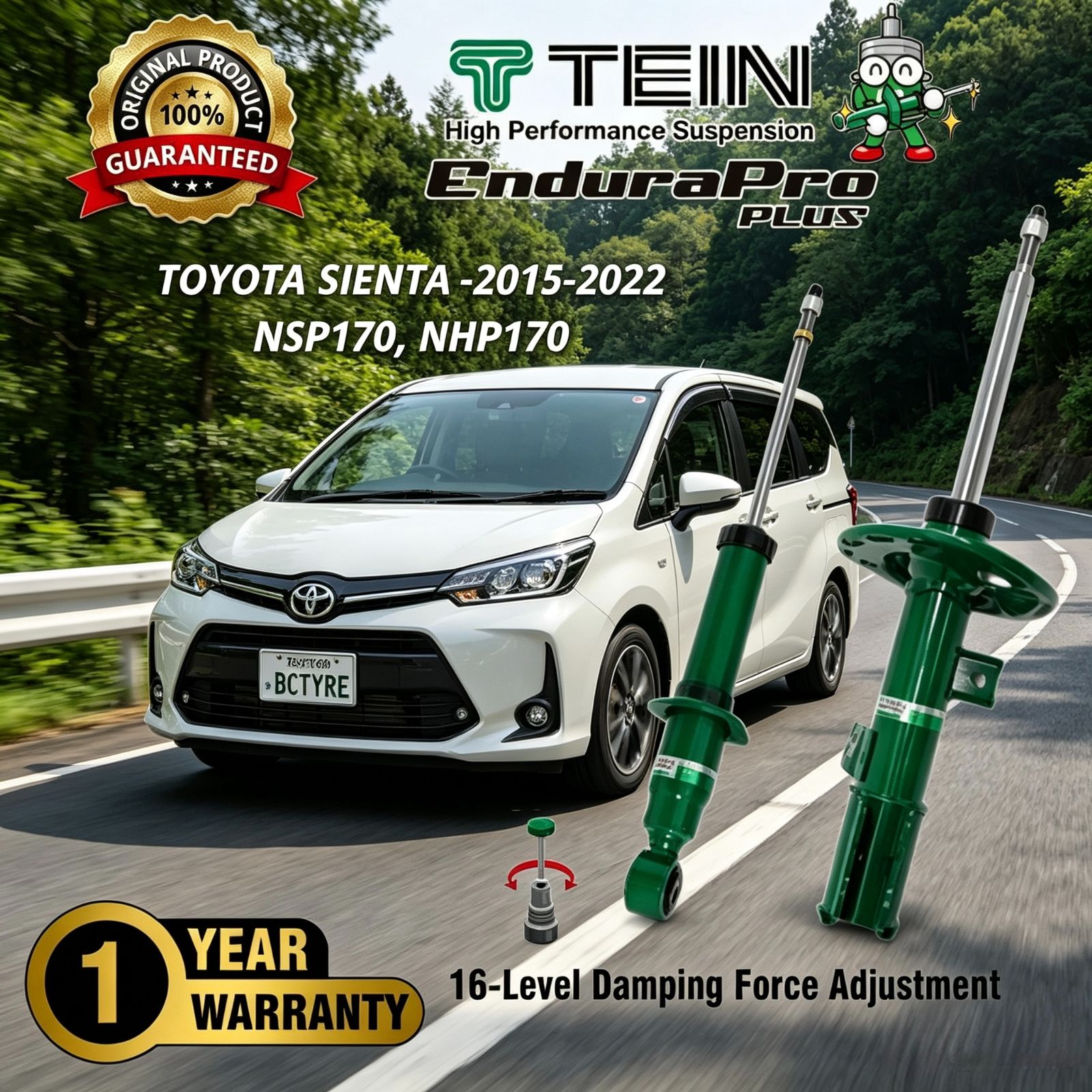TOYOTA SIENTA -2015-2022 (NSP170, NHP170)