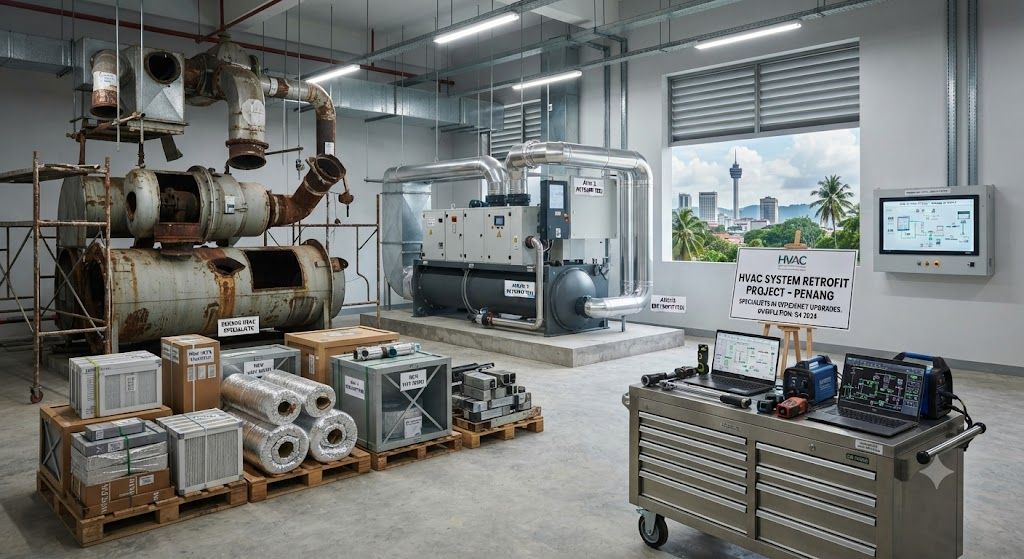 HVAC system retrofit specialists Penang