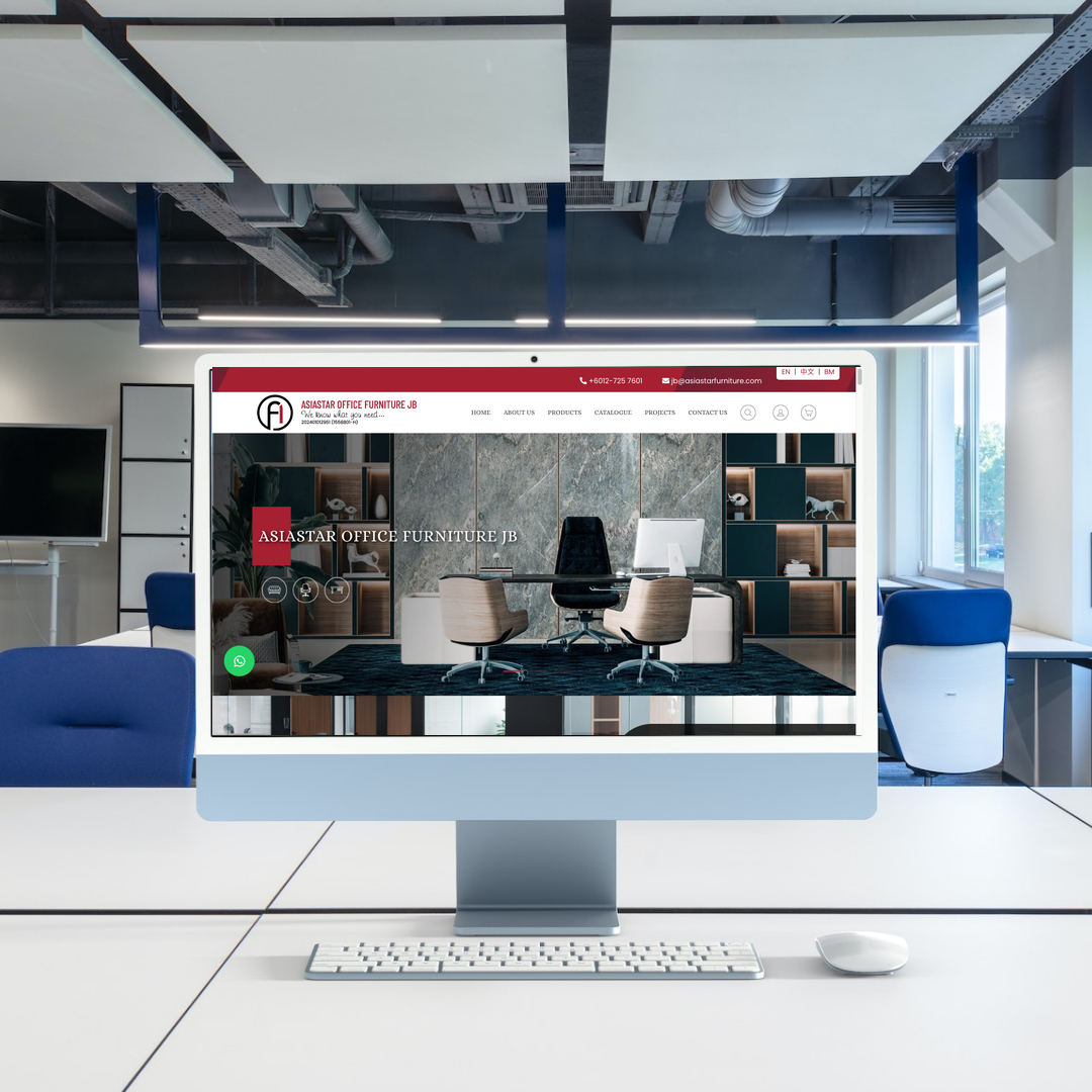 ASIASTAR OFFICE FURNITURE MALAYSIA SDN. BHD. Website Design & SEO Case Study | Office Renovation & Furniture Supplier in Johor