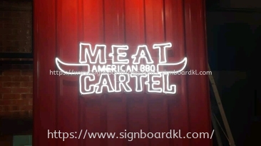 MEAT CARTEL - Indoor LED Neon Signage at Kuala Lumpur (KL)