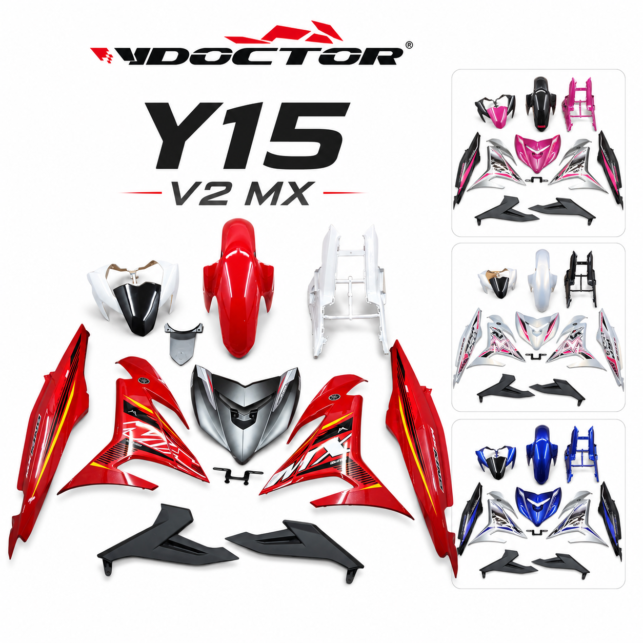 Y15 V2 VDOCTOR MX COVER SET (19 Designs)
