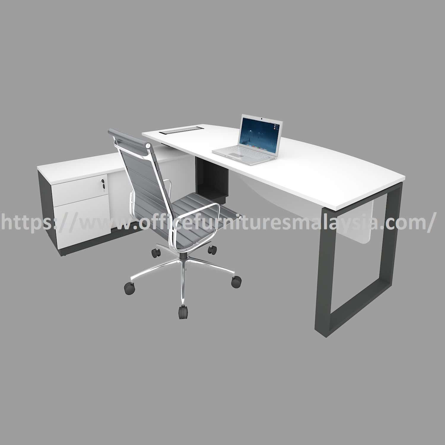 7 ft D Shaped Director CEO Table Desk OFBSM2190