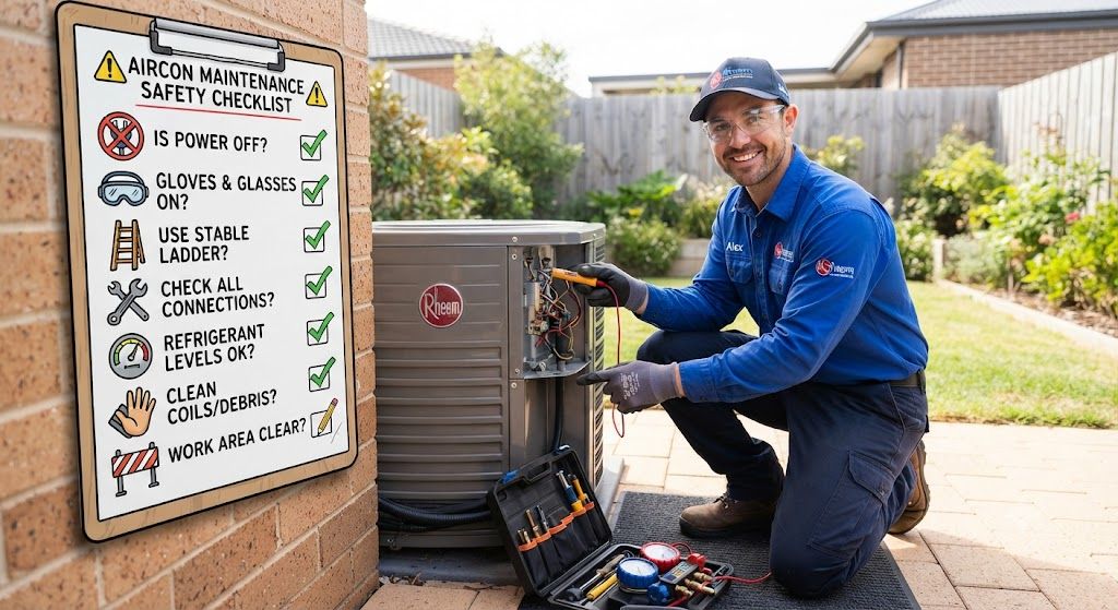 aircon maintenance safety checklist for technicians