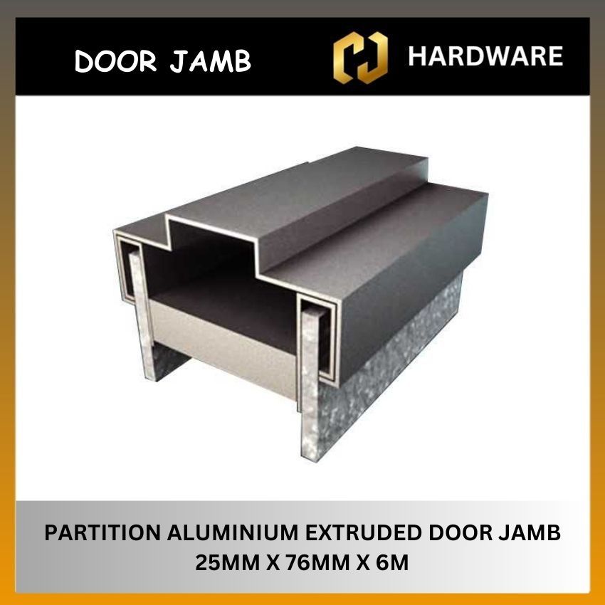 PARTITION ALUMINIUM EXTRUDED DOOR JAMB