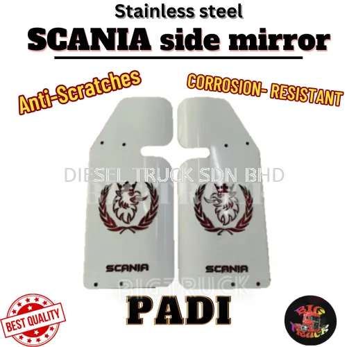 SCANIA - TRUCK SIDE MIRROR COVER WORD PADI DESIGN 