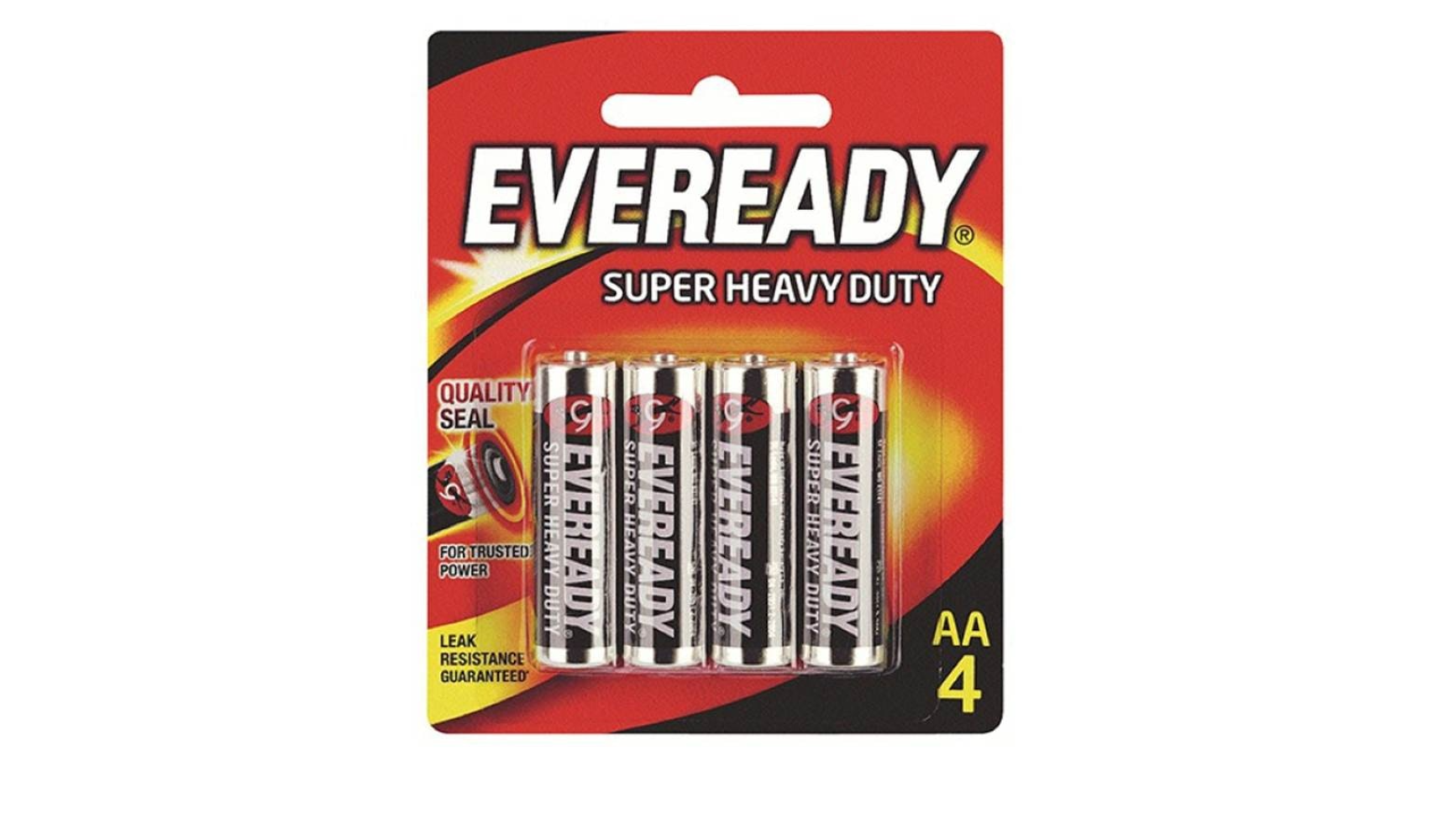 Eveready Super Heavy Duty AA 4pcs battery