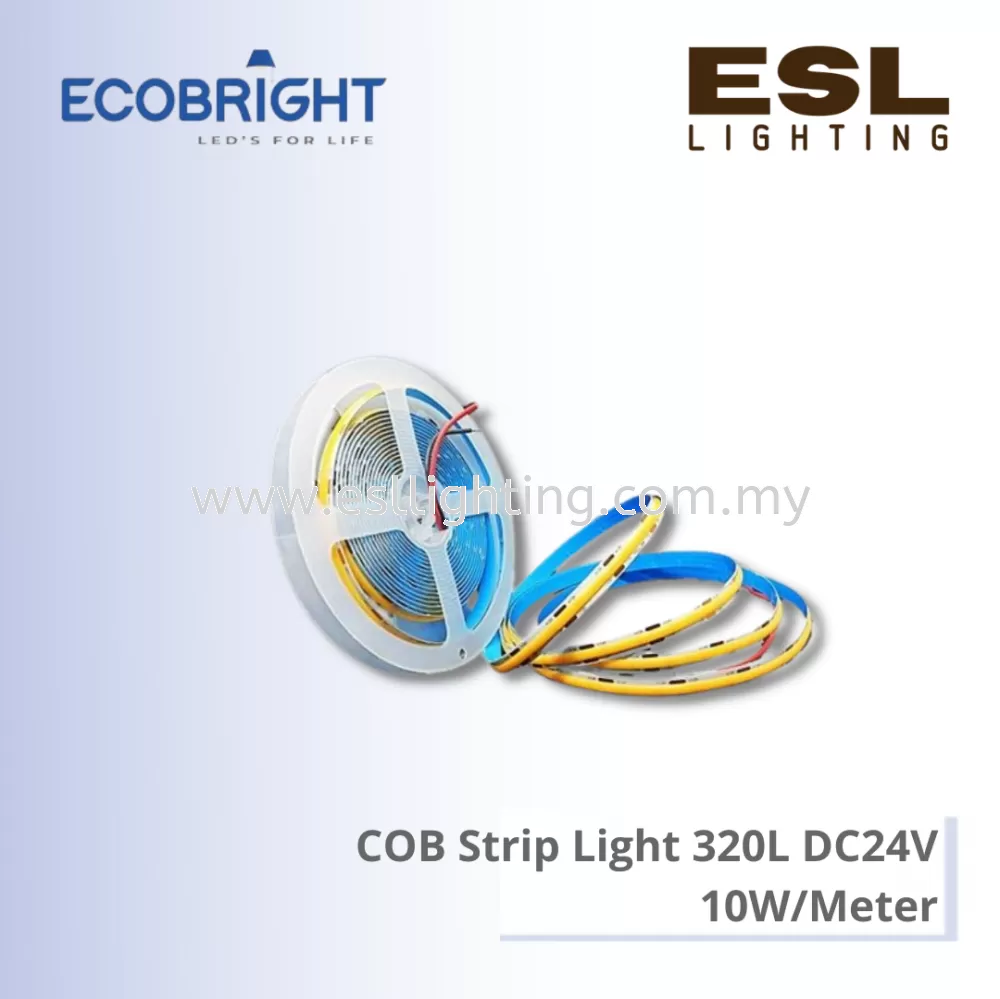 ECOBRIGHT COB Strip Light 320L DC24V 10W/Meter - 5M24V-C320L