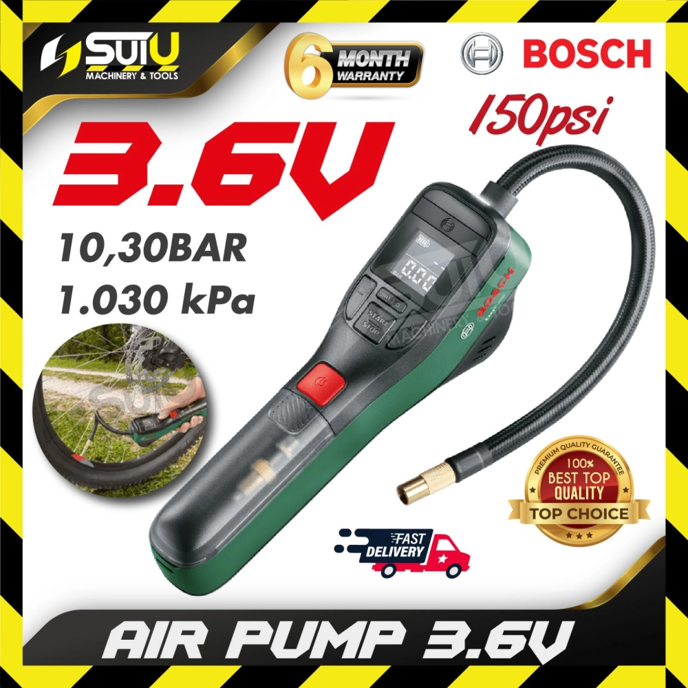 BOSCH EASYPUMP 3.6V Cordless Compressed Air Pump