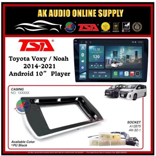 🆕1K Screen 2+32GB 4G 8-CORE🆕TSA Toyota Voxy / Noah R80 2014 - 2021 ** High **Android 10'' CarPlay/DSP/BLU-RAY Car Player - AK Audio Supply Sdn Bhd