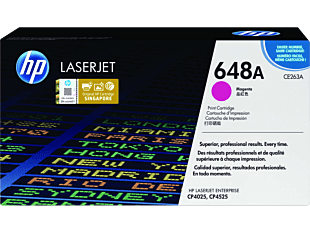 HP 648A Magenta Original LaserJet Toner Cartridge CE263A