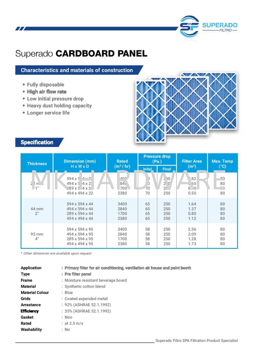 SUPERADO CARDBOARD PANEL Selangor, Malaysia, Kuala Lumpur (KL), Puchong ...