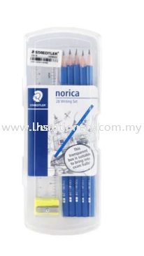 Staedtler Norica 2B Pencil Writing Set In Transparent Box