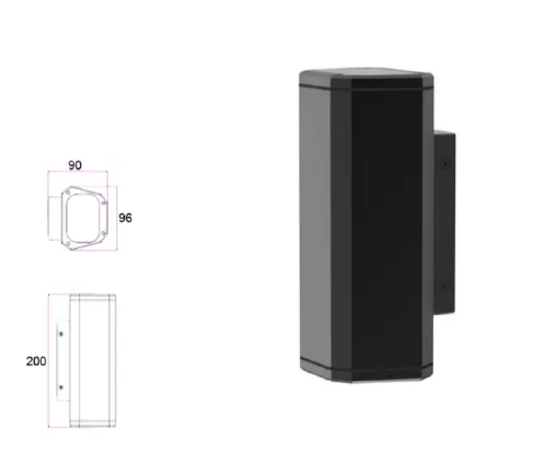 DESS GL17304 10W 240V 550LM 3000K OUTDOOR WALL LIGHT