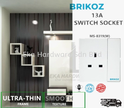 BRIKOZ MS SERIES 13A SWITCH SOCKET