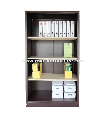 FULL HEIGHT STEEL CUPBOARD WITH GLASS SWINGING DOOR - A118GS 